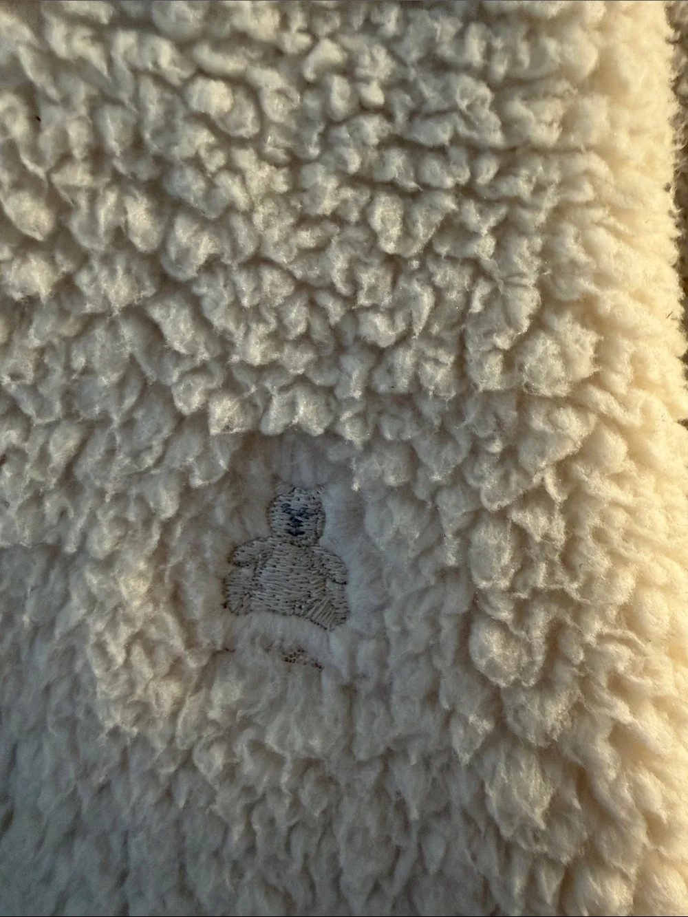 GAP Cream Sherpa Hoodie for Kids